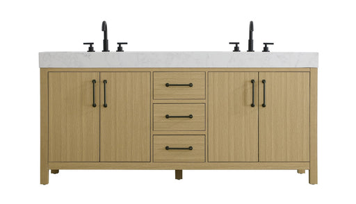 Nathan Bathroom Vanity Honey Brown