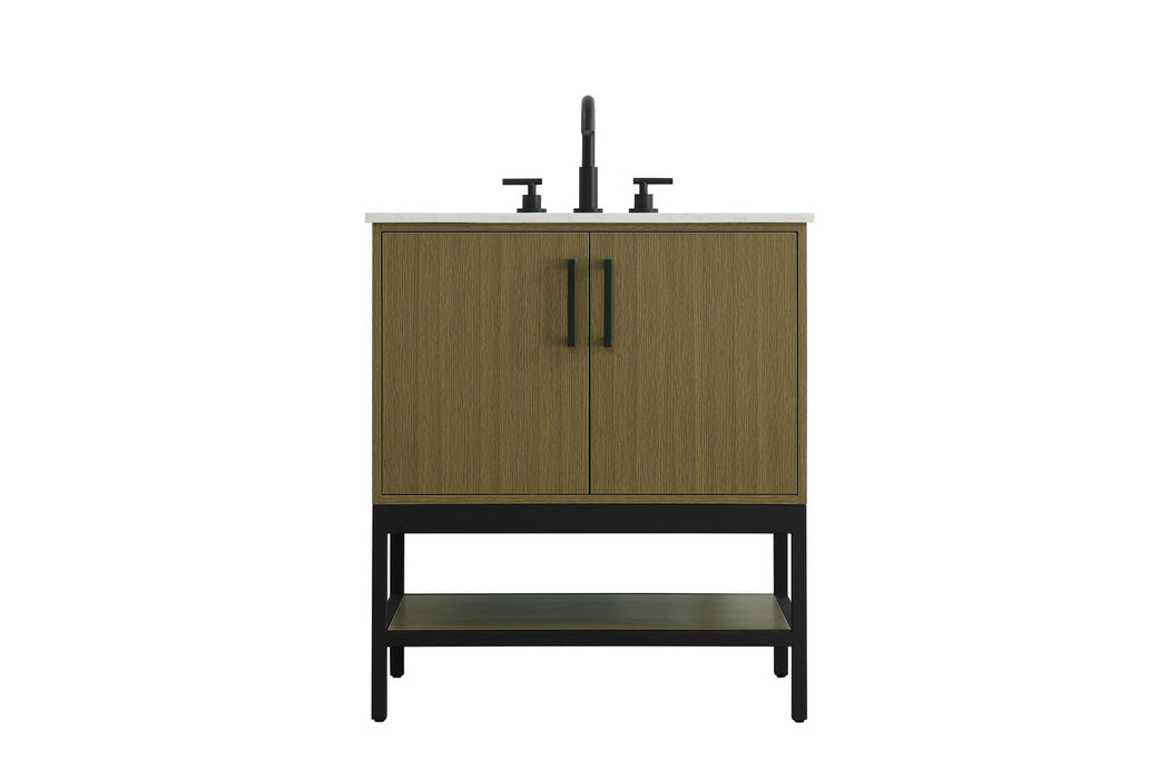 Elegant Lighting - VF60730MCB - Bathroom Vanity - Lennox - Chestnut Brown