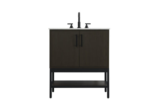 Lennox Bathroom Vanity Mocha Brown