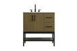 Elegant Lighting - VF60732MCB - Bathroom Vanity - Lennox - Chestnut Brown