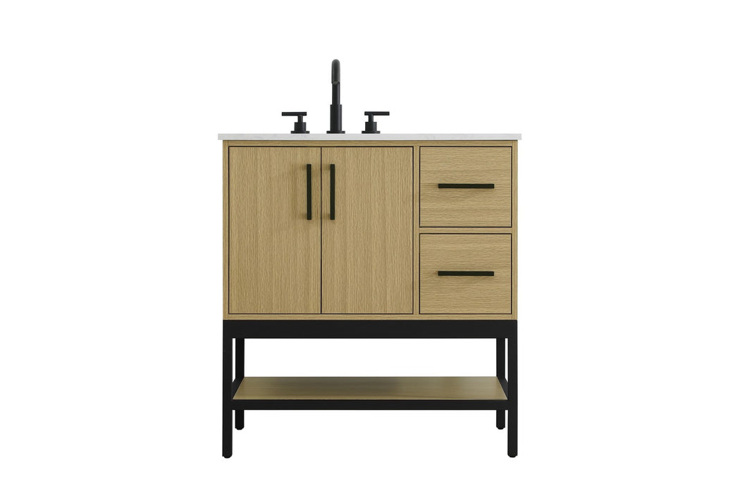 Elegant Lighting - VF60732MHB - Bathroom Vanity - Lennox - Honey Brown