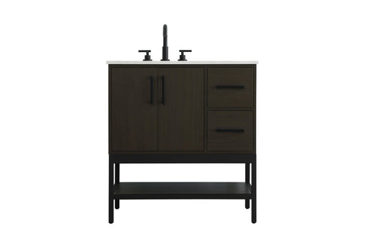 Lennox Bathroom Vanity Mocha Brown