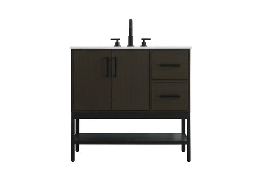 Elegant Lighting - VF60736MMB - Bathroom Vanity - Lennox - Mocha Brown