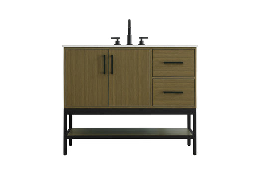 Lennox Bathroom Vanity Chestnut Brown