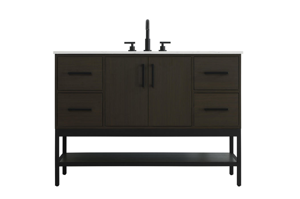 Elegant Lighting - VF60748MMB - Bathroom Vanity - Lennox - Mocha Brown