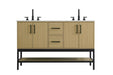 Elegant Lighting - VF60754DMHB - Bathroom Vanity - Lennox - Honey Brown