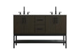 Elegant Lighting - VF60754DMMB - Bathroom Vanity - Lennox - Mocha Brown