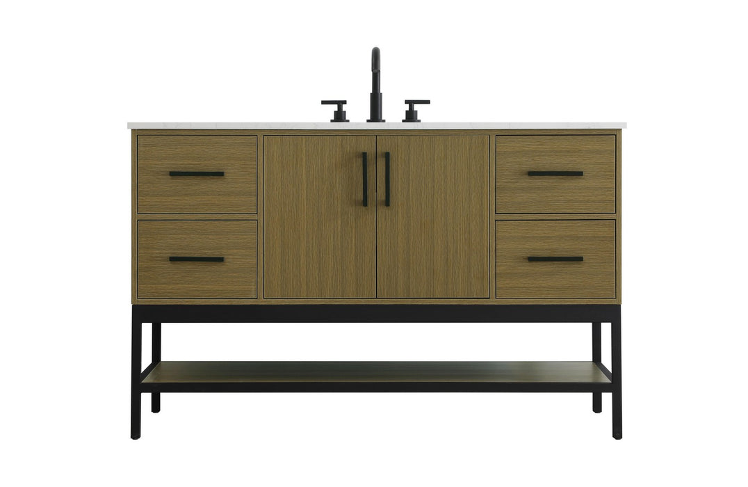 Elegant Lighting - VF60754MCB - Bathroom Vanity - Lennox - Chestnut Brown