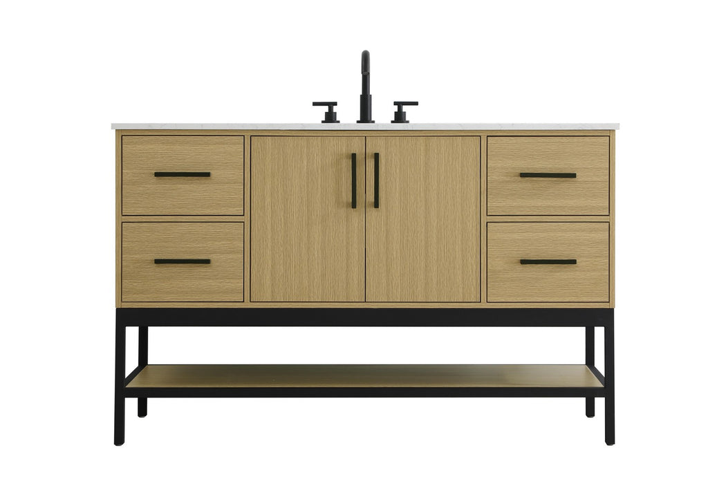 Elegant Lighting - VF60754MHB - Bathroom Vanity - Lennox - Honey Brown