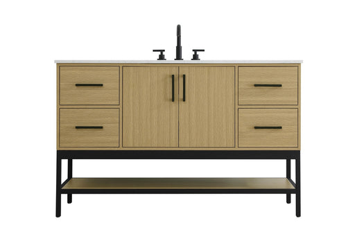 Elegant Lighting - VF60754MHB - Bathroom Vanity - Lennox - Honey Brown
