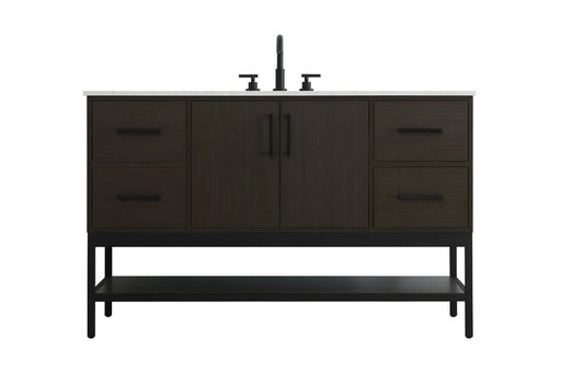 Lennox Bathroom Vanity Mocha Brown
