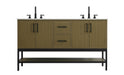 Elegant Lighting - VF60760DMCB - Bathroom Vanity - Lennox - Chestnut Brown