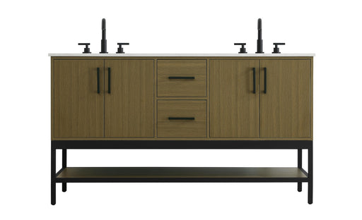 Lennox Bathroom Vanity Chestnut Brown