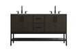 Elegant Lighting - VF60760DMMB - Bathroom Vanity - Lennox - Mocha Brown