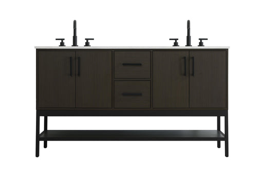 Lennox Bathroom Vanity Mocha Brown