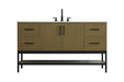Elegant Lighting - VF60760MCB - Bathroom Vanity - Lennox - Chestnut Brown