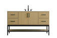 Elegant Lighting - VF60760MHB - Bathroom Vanity - Lennox - Honey Brown