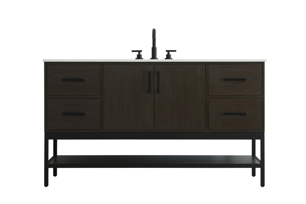 Elegant Lighting - VF60760MMB - Bathroom Vanity - Lennox - Mocha Brown