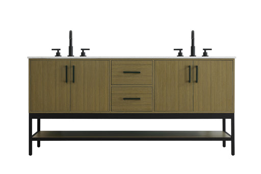 Lennox Bathroom Vanity Chestnut Brown