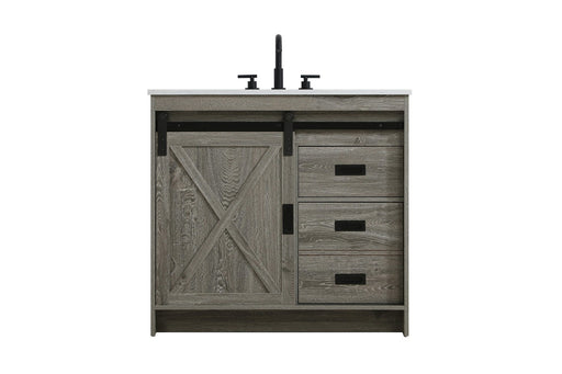 Elegant Lighting - VF90536RG - Bathroom Vanity - Austin - Rustic Grey
