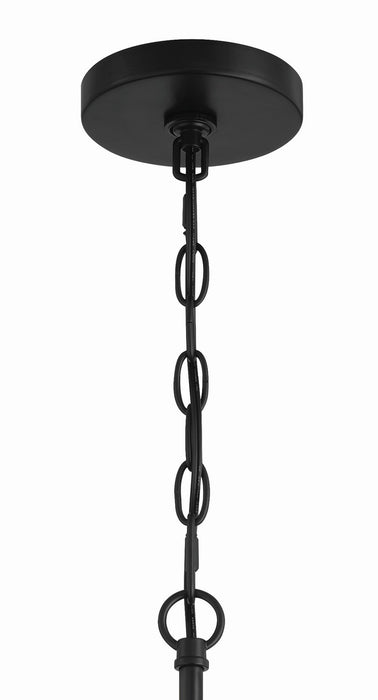 Craftmade - 60391-FBSB - One Light Pendant - Council - Flat Black/Satin Brass