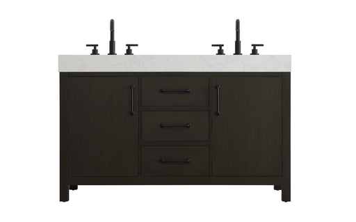 Nathan Bathroom Vanity Mocha Brown