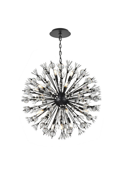 Elegant Lighting - 2550D32BK - 18 Light Pendant - Vera