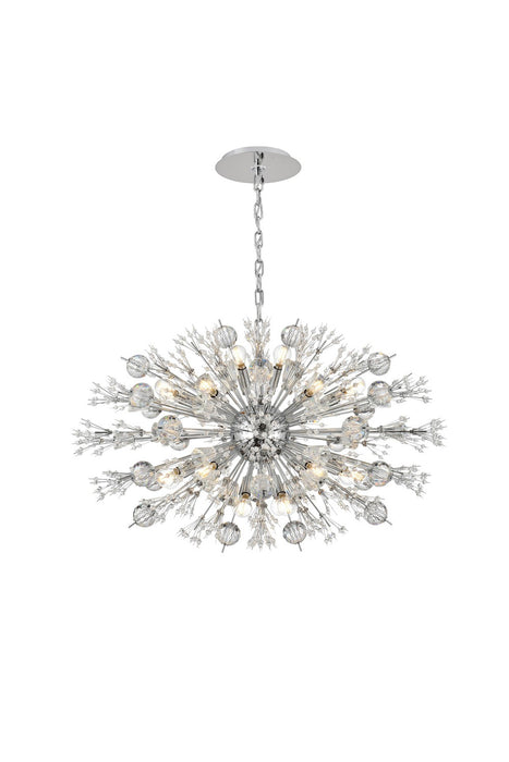 Elegant Lighting - 2550D36C - 24 Light Pendant - Vera