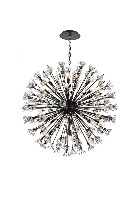 Elegant Lighting - 2550D38BK - 24 Light Pendant - Vera