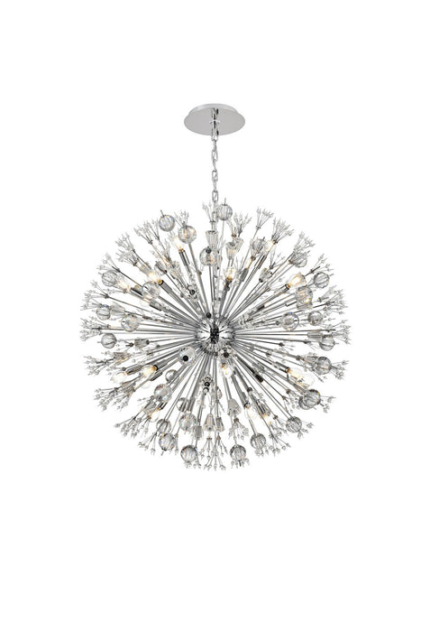 Elegant Lighting - 2550D38C - 24 Light Pendant - Vera
