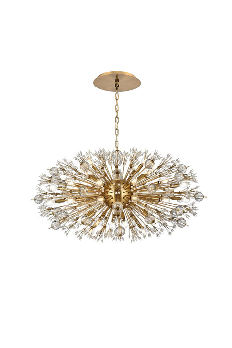 Elegant Lighting - 2550D42SG - 38 Light Pendant - Vera