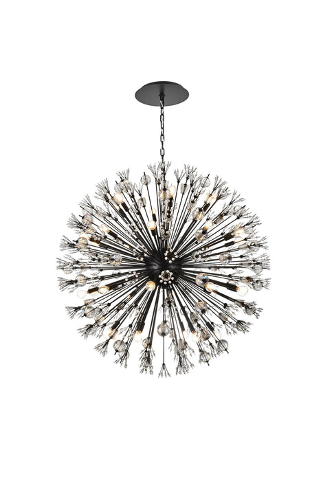 Elegant Lighting - 2550D44BK - 32 Light Pendant - Vera