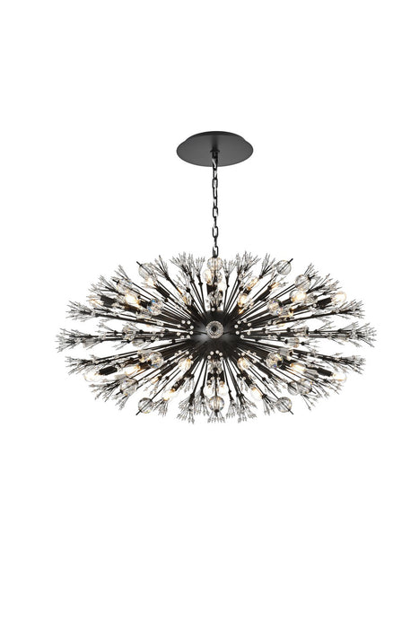 Elegant Lighting - 2550D48BK - 38 Light Pendant - Vera