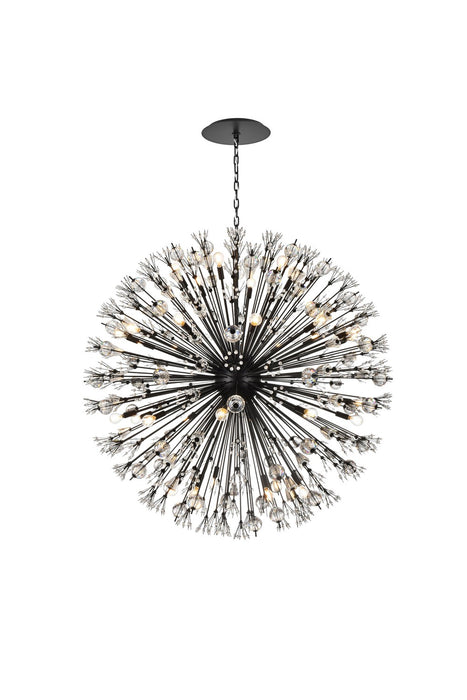Elegant Lighting - 2550D50BK - 34 Light Pendant - Vera