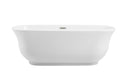 Elegant Lighting - BT10267GW-BNK - Soaking Bathtub - Coralie