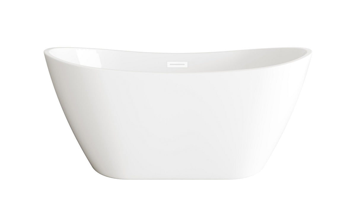 Elegant Lighting - BT10354GW-WHT - Soaking Bathtub - Ines