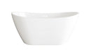 Elegant Lighting - BT10354GW-WHT - Soaking Bathtub - Ines