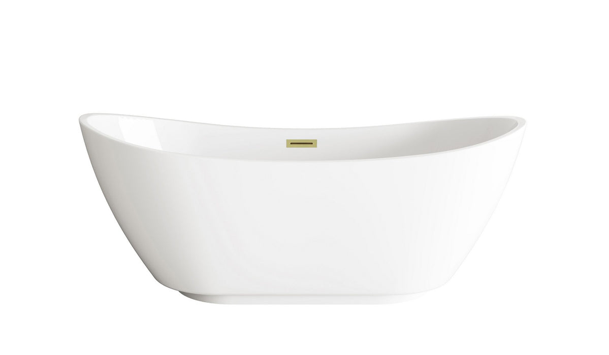 Elegant Lighting - BT10362GW-BGD - Soaking Bathtub - Ines