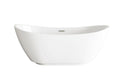 Elegant Lighting - BT10362GW-BNK - Soaking Bathtub - Ines