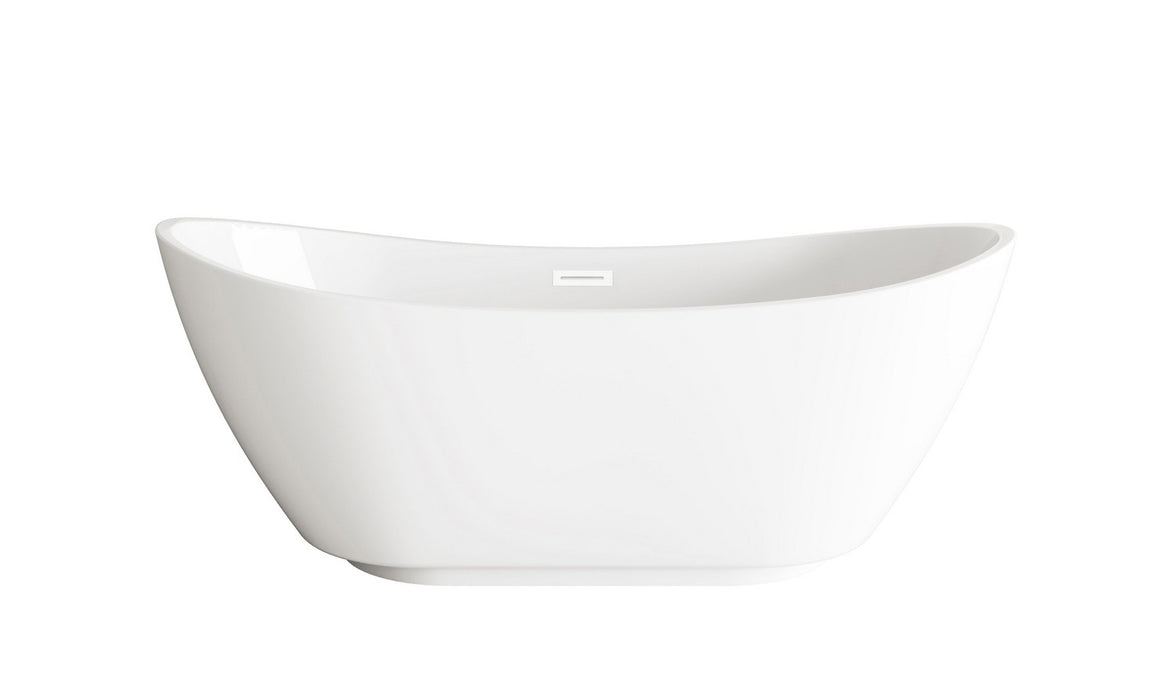 Elegant Lighting - BT10362GW-WHT - Soaking Bathtub - Ines