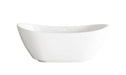 Elegant Lighting - BT10362GW-WHT - Soaking Bathtub - Ines