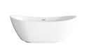 Elegant Lighting - BT10367GW-BNK - Soaking Bathtub - Ines