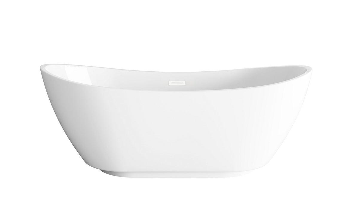 Elegant Lighting - BT10367GW-WHT - Soaking Bathtub - Ines