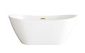 Elegant Lighting - BT10372GW-BGD - Soaking Bathtub - Ines