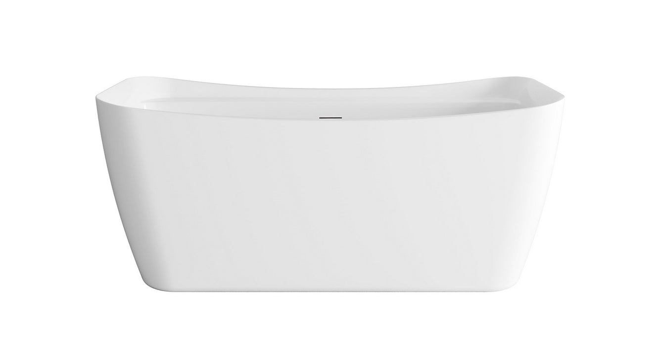 Elegant Lighting - BT10459GW-MBK - Soaking Bathtub - Harrieta