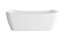 Elegant Lighting - BT10467GW-WHT - Soaking Bathtub - Harrieta