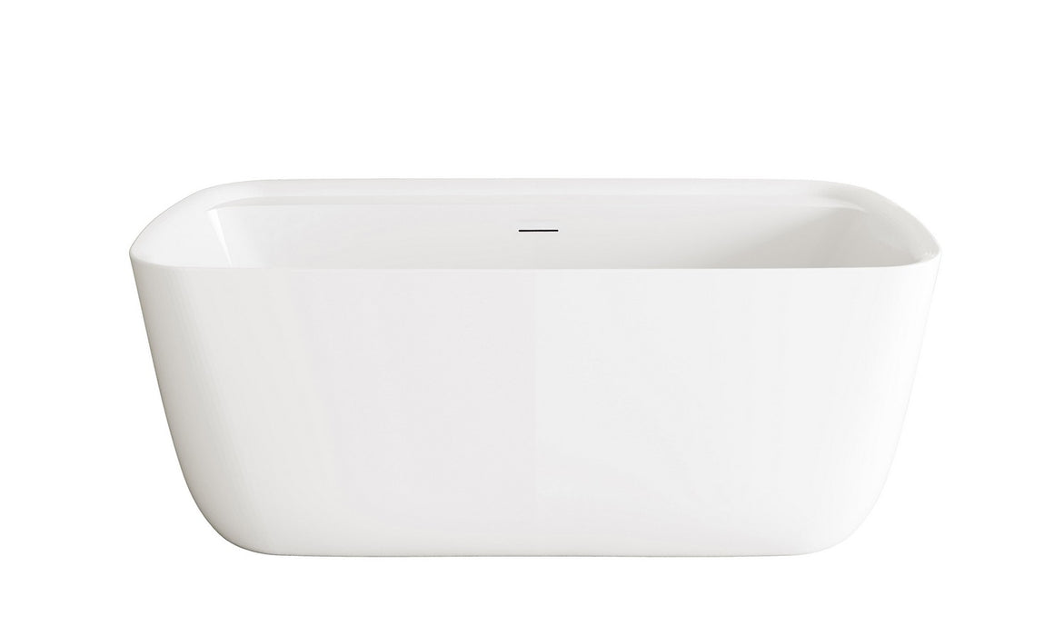 Elegant Lighting - BT10559GW-MBK - Soaking Bathtub - Calum