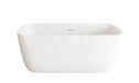 Elegant Lighting - BT10559GW-MBK - Soaking Bathtub - Calum