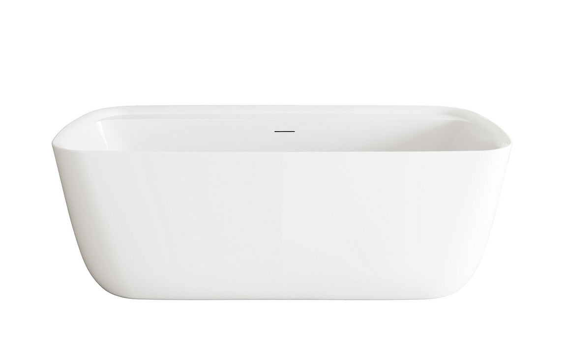 Elegant Lighting - BT10567GW-WHT - Soaking Bathtub - Calum
