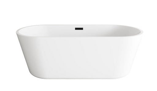 Elegant Lighting - BT10665GW-MBK - Soaking Bathtub - Odette